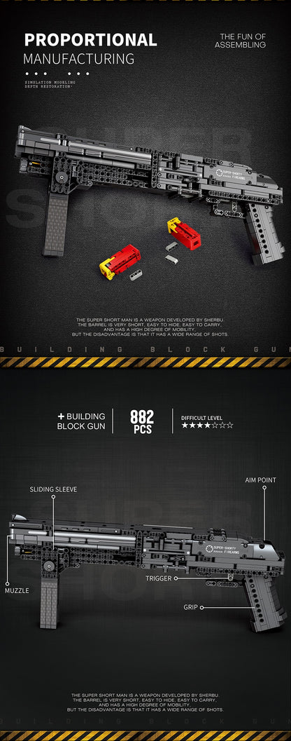 Brick Blasters™ Super Shorty Toy Building Block Gun