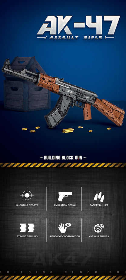 Brick Blasters™ AK-47 Toy Building Block Gun