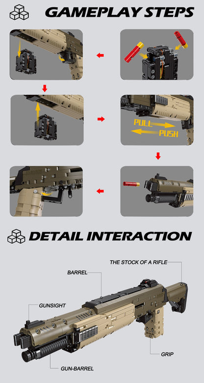 Brick Blasters™ STF-12 Toy Building Block Gun