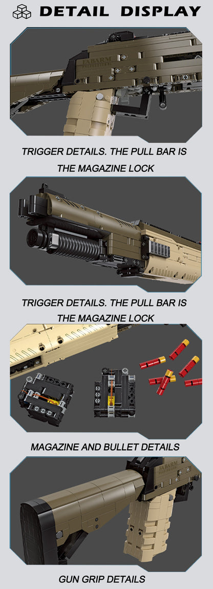 Brick Blasters™ STF-12 Toy Building Block Gun