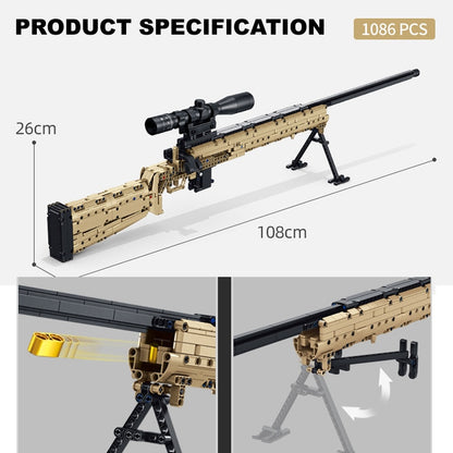 Brick Blasters™ M24 Toy Building Block Gun