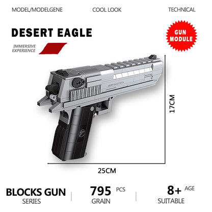 Brick Blasters™ Desert Eagle Toy Building Block Gun