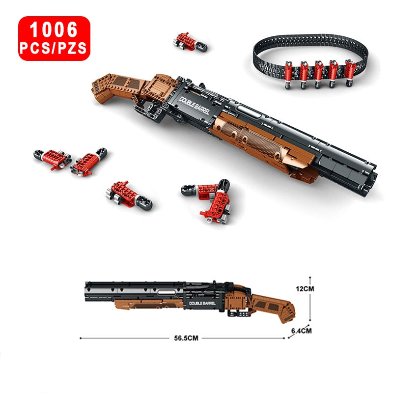 Brick Blasters™ Sawed-Off Toy Building Block Gun